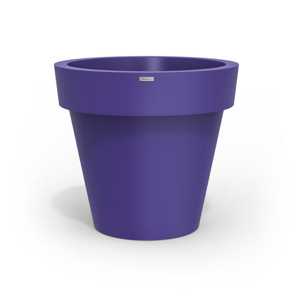 A large purple planter pot made by Modscene NZ.