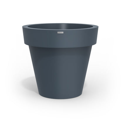 Large Modscene planter pot in a dark grey colour. Made in NZ.